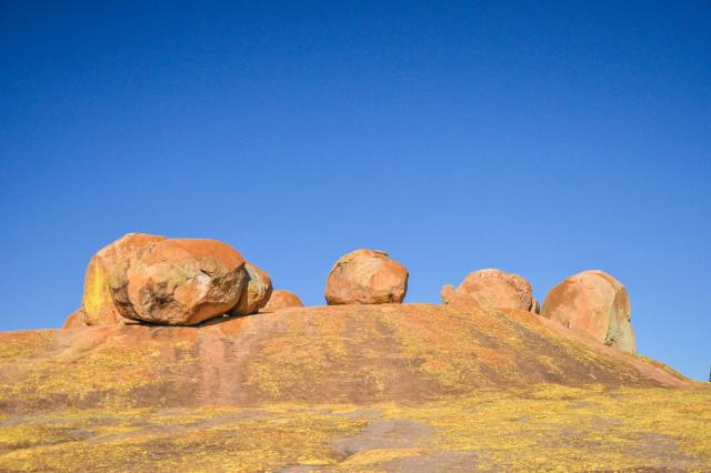 V národnom parku Matobo (UNESCO) je viacero kopcov s balvanmi, 