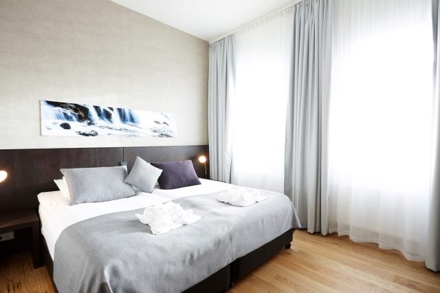 Tento štýlový hotel, ktorý je v súčasnosti najväčším na Islande