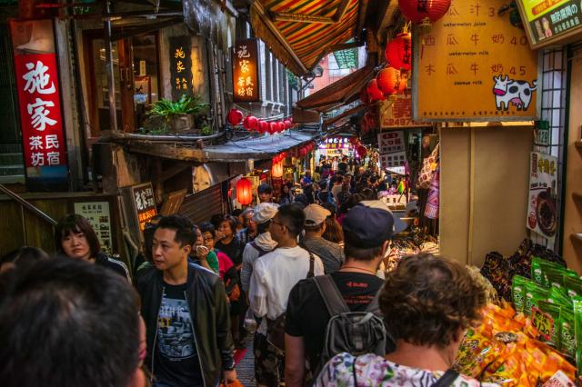 Mestečko Jiufen je obľúbené turistické centrum severného Taiwan