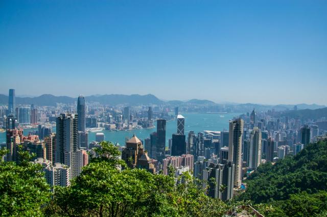 Najslávnejší pohľad na Hong Kong nájdeme na preslávenej vyhliad