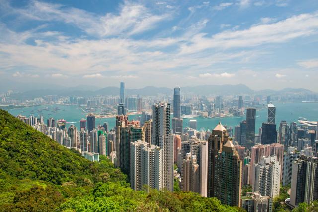 Najslávnejší pohľad na Hong Kong nájdeme na preslávenej vyhliad