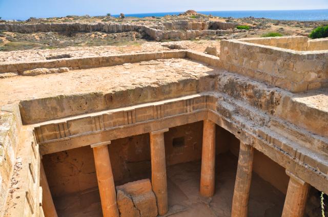 Cyperský Paphos je historické miesto a neďaleko starého centra 
