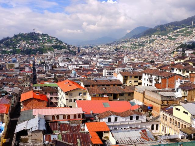 Vyhliadka na Quito. Foto: Katarína Líšková - 