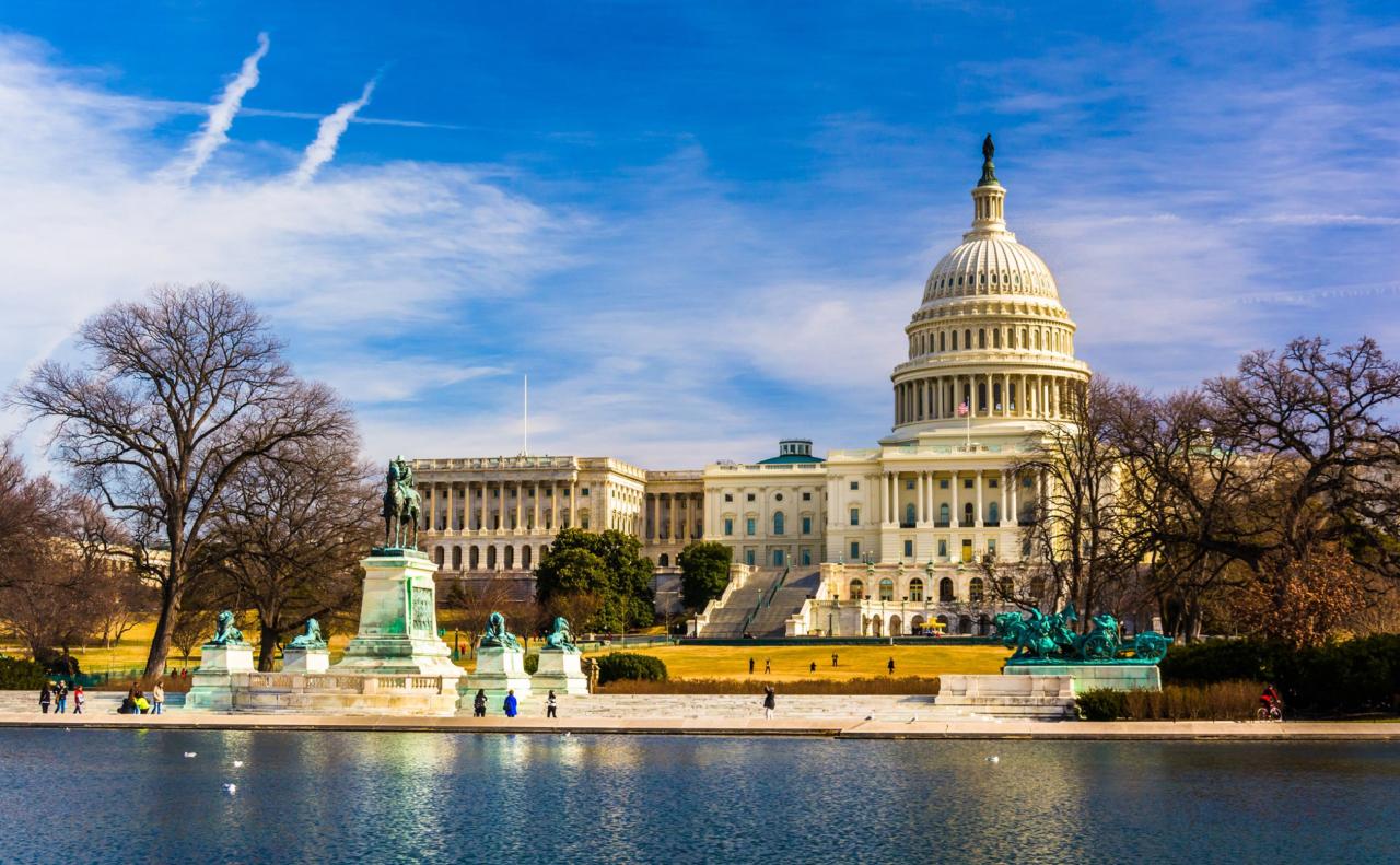 Washington, D.C. - US Capitol je asi najdôležitejšia budova Spo