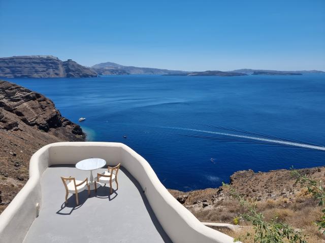 Miesto pre dvoch. Santorini je vychytená romantická destinácia.