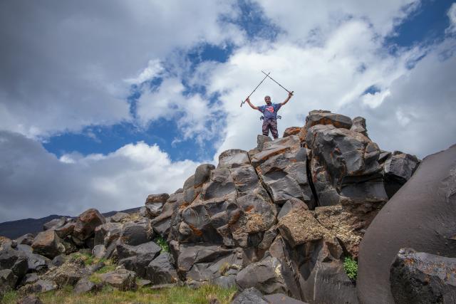 Vrchol aklimatizačnej túry vo výške 3 900 m  Foto: Ľuboš Fellne