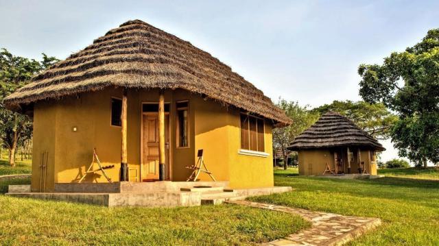 Ubytovanie aj v Murchison Falls je typické pre tento typ dovole