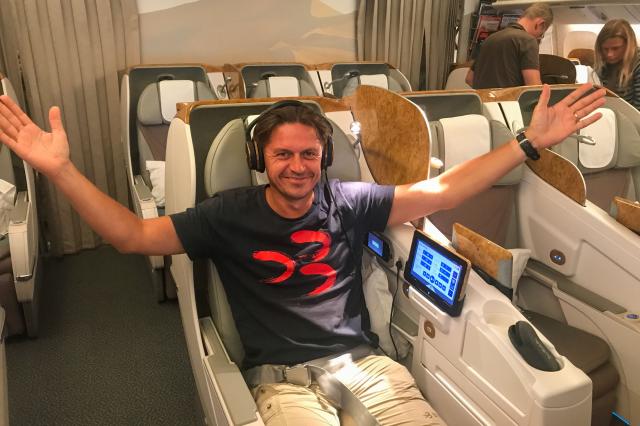 Odporúčame si užiť let v business class triede.
Foto: Ľuboš Fel