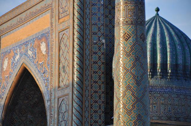 Medresa Šer Dor patrí k najpozoruhodnejším pamiatkam Samarkandu