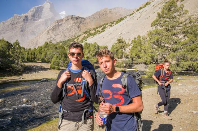 Po prekrižovaní rieky..už ideme dolinou späť k autu. foto: Ľubo