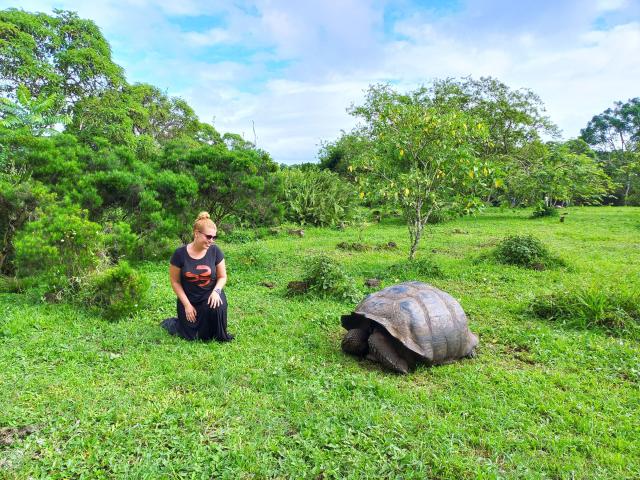 Gigantické korytnačky na Galapágoch. Foto: Daniela Mihaldová - 