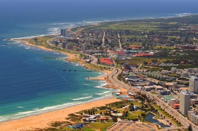 Prilietame do Port Elizabeth. Krátka zastávka v centre mesta a 