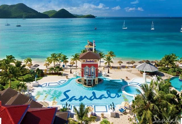 Luxusný Hotel Sandals Grande St.Lucian, ktorý si môžete doobjed