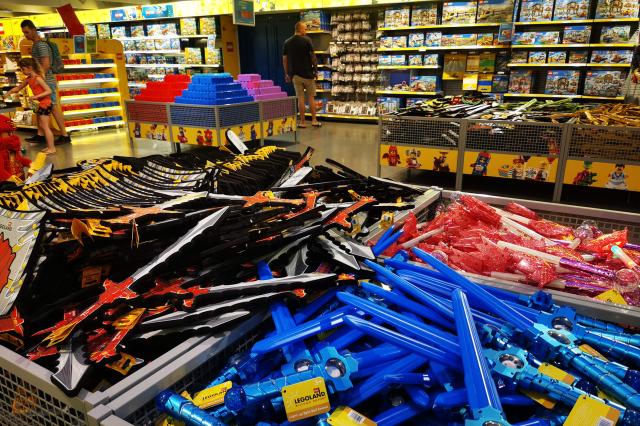 Z legolandu, samozrejme, nikto neodíde s prázdnymi rukami, neex