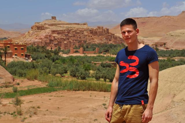 Ešte sa len blížime k dedinke Ait Ben Haddou. Hneď prvý pohľad 