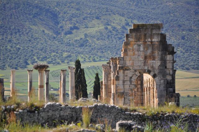 Volubilis je bývalé najvzdialenejšie mesto Rímskej ríše.  Foto: