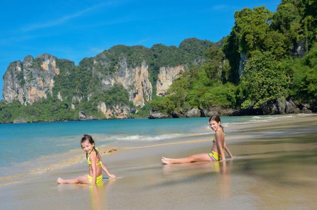 Tyrkysových pláži si na Krabi užijete viac než dosť. foto: arch