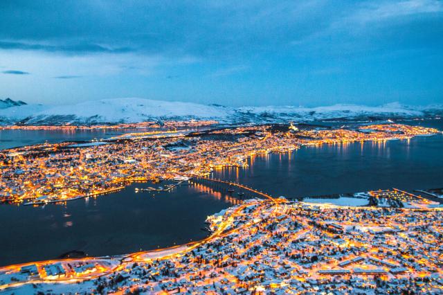 Vitajte v Tromsø! 350 kilometrov za polárnym kruhom.
foto: Zuza