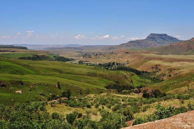Afrika je suchá a nehostinná. Royal Natal national park, kde sa