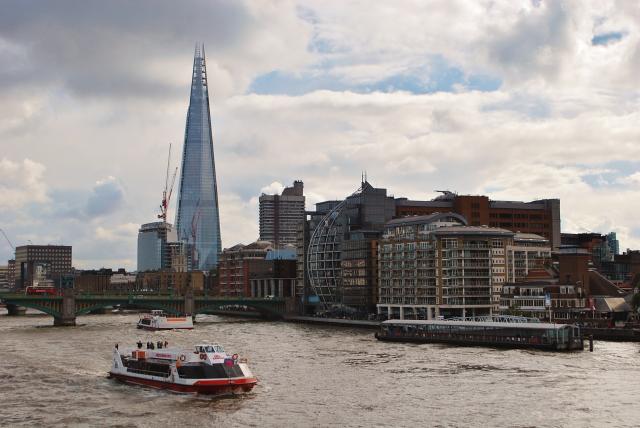 Najvyššia budova západnej Európy, The Shard je dominantou južné