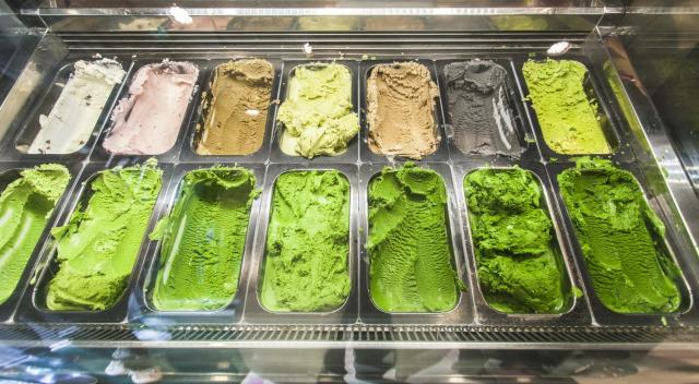 50 odtieňov zelenej. Zmrzlina s príchuťou zeleného čaju matcha 