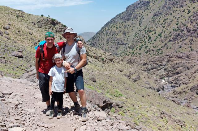 V roku 2013 sa na Toubkal vydal so svojimi rodičmi aj 8 ročný M
