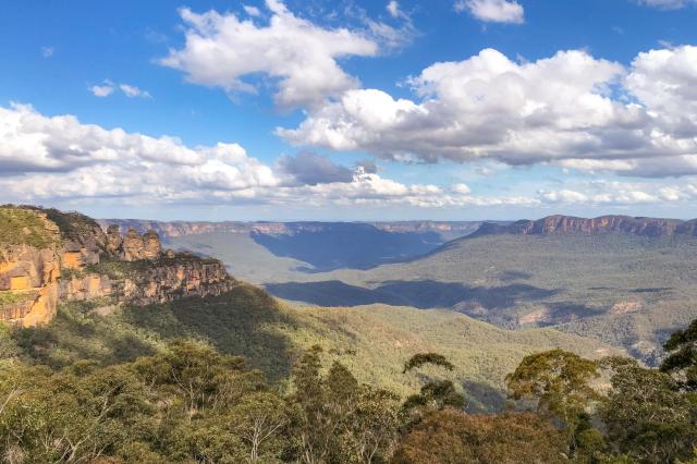 Asi najznámejší pohľad v Blue Mountains je z Echo Point. foto: 