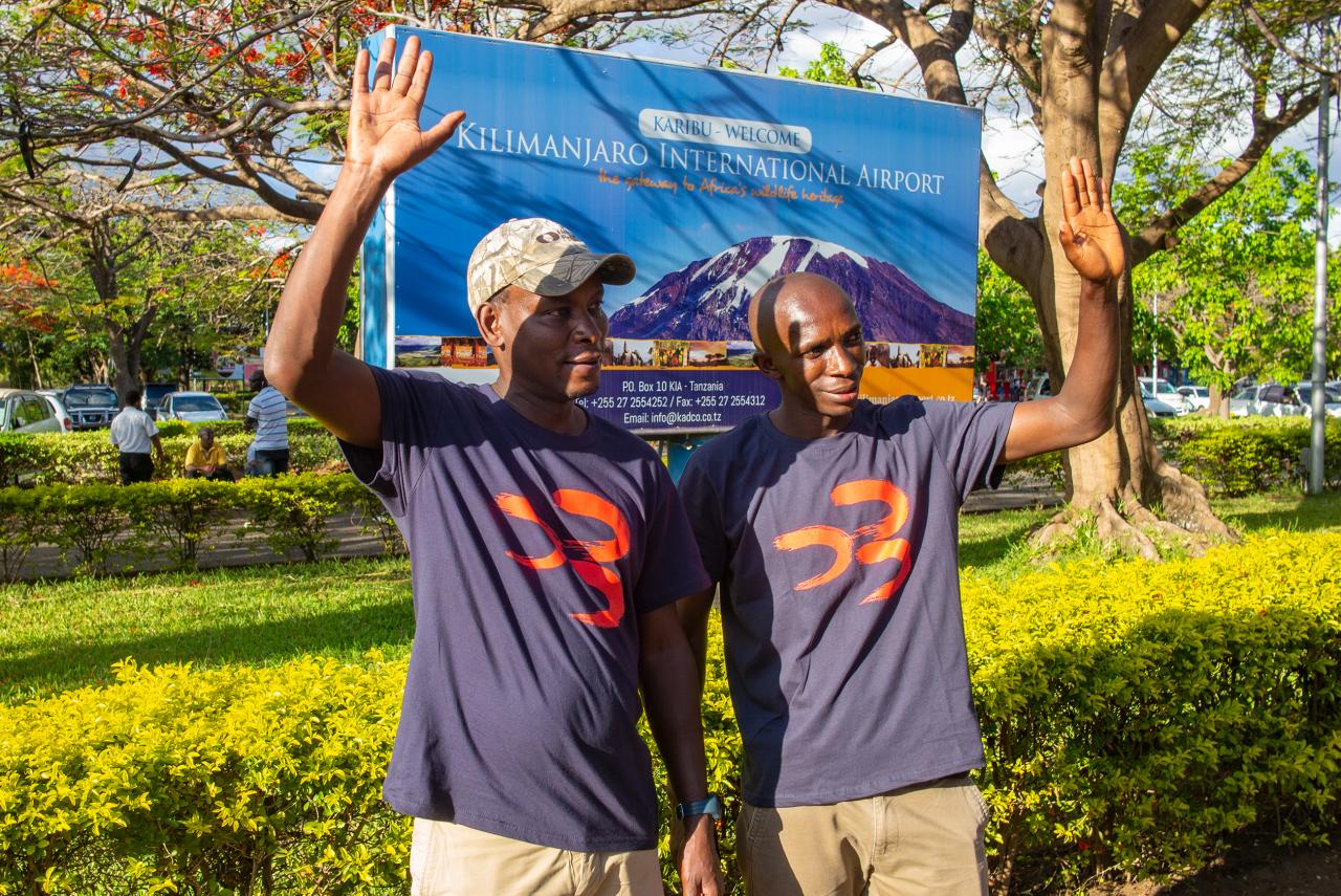 Pristávame na Kilimanjaro International Airport a vítajú Vás na
