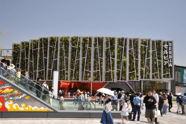 EXPO 2025 Osaka pavilón Srbsko. zdroj: Zoltán Pinter