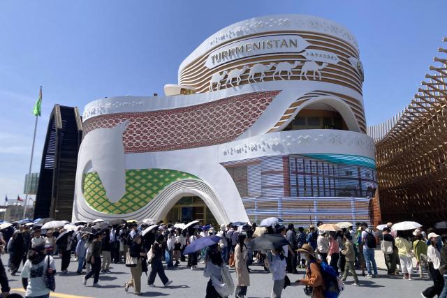 EXPO 2025 Osaka pavilón Turkmenistan. zdroj: Zoltán Pinter