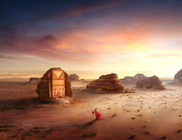 Madain Saleh - mesto stratené v púšti pre tých, čo uprednostnia