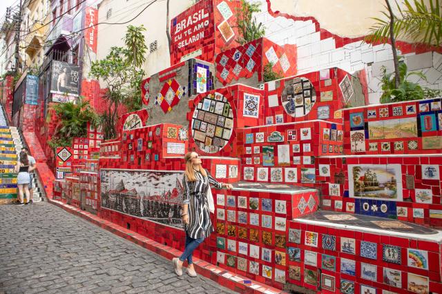 Schody Escadaria Selaron známe z klipov Justina Biebera či Snoo