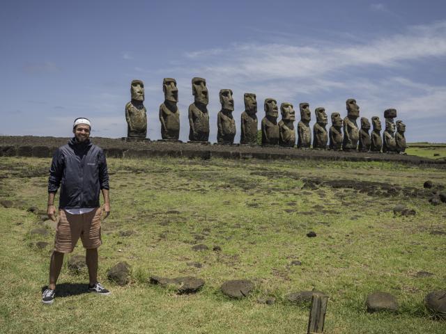 Sochy Moai na Veľkonočnom ostrove. Foto: Martin Šimko - 