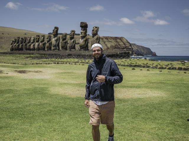 Sochy Moai na Veľkonočnom ostrove. Foto: Martin Šimko - 
