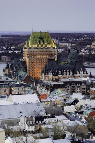 Quebec City - Chateau Frontenac, ikonická stavba mesta