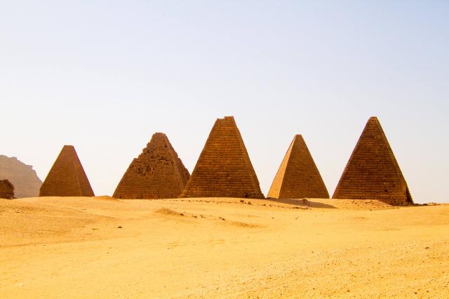 Jedny z najzachovalejších pyramíd v Sudáne patriace neznámym kr