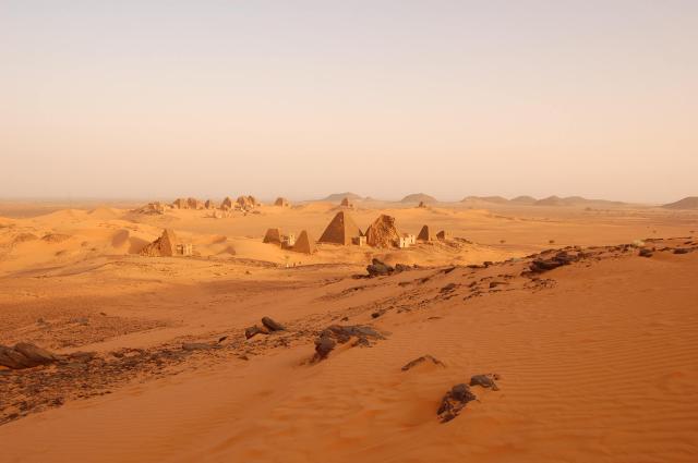 Meroe - najviac pyramíd na svete. foto:  Ľuboš Fellner - 