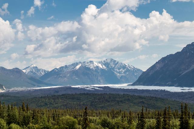 Najdlhší ľadovec v USA - Matanuska Glacier, ktorý je ľahko prís