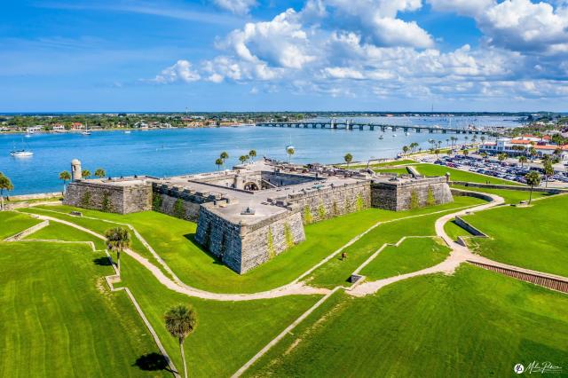 Pevnosť Castillo de San Marcos je národným pamätníkom.