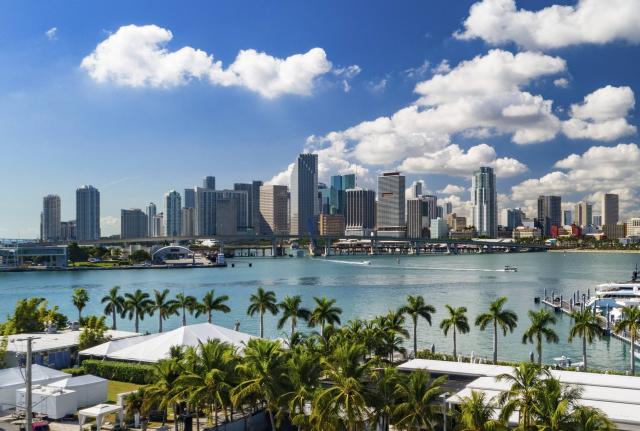 Miami je tiež známe svojou úchvatnou panorámou.