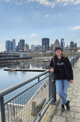Vyhliadka na Montreal z prístavu. foto: Katarína LACKOVÁ - 