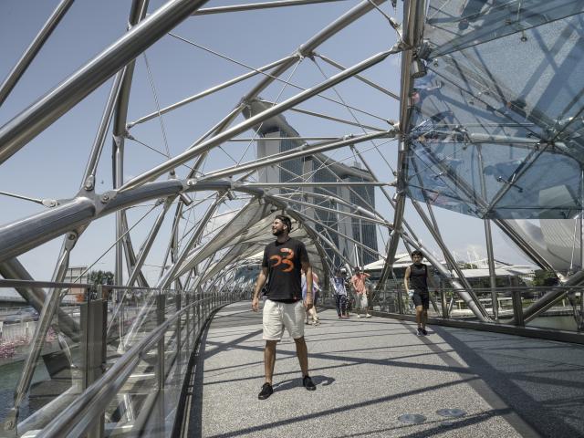 The Helix Bridge. Foto: Martin Šimko - 