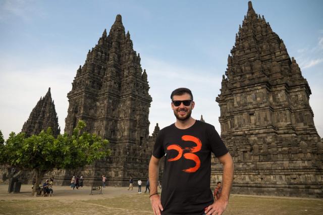Prambanan pri Yogyakarte je najväčším hinduistickým komplexom v