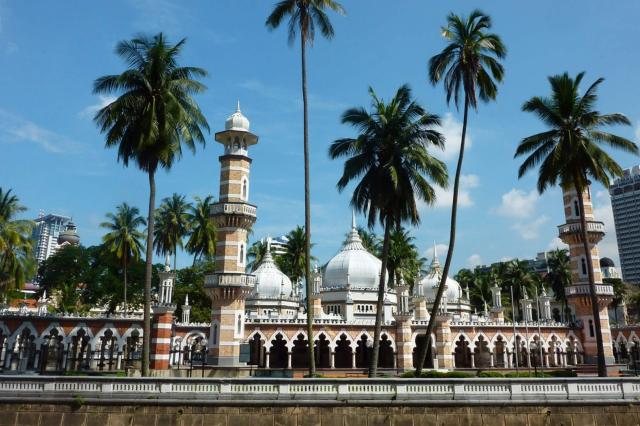 Najstaršia mešita v Kuala Lumpur, Masjid Jamek.
foto : archív 