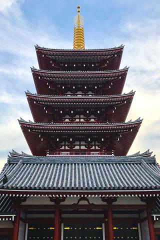 Najstarší budhistický chrám Sensoji v Tokiu. foto : Martin FERE