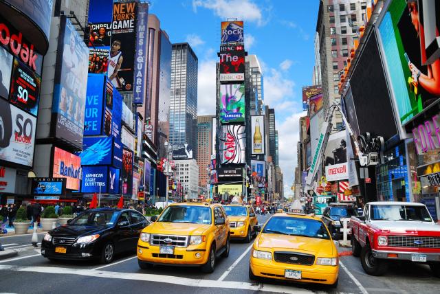 Yellow taxi sú všade a ide o jednu z najväčších flotíl taxíkov 