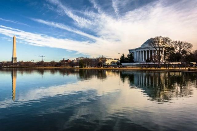 Washington, D.C. - pamätník Thomasa Jeffersona a Georga Washing