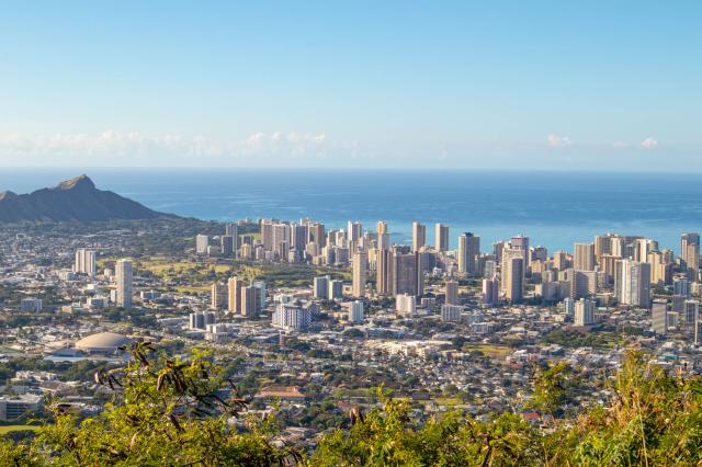Diamond head a panoráma Honolulu. foto: Matej Barvirčák - 