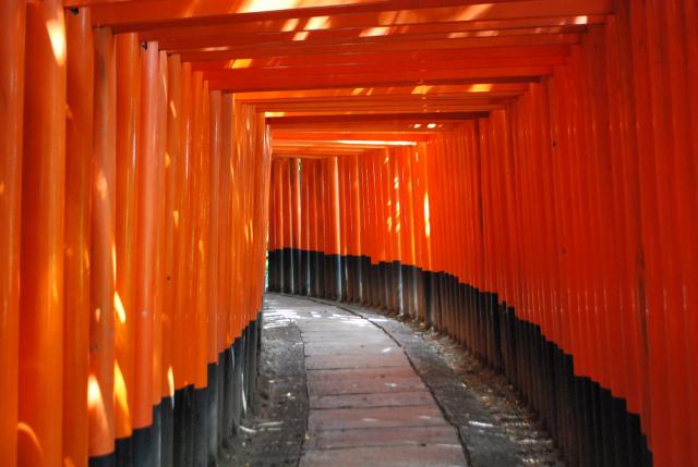 Svätyňa Fushimi Inari, ktorú preslávil film Gejša. foto: archív
