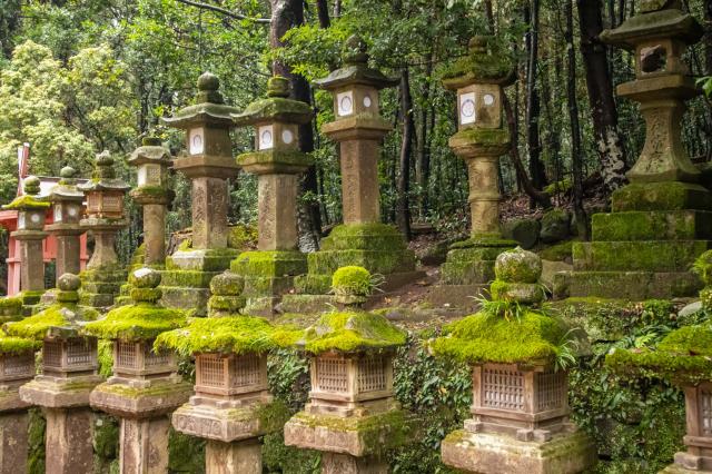 Atmosféra chrámu Kasuga Taisha je úžasná. foto: Eva Andrejcová 